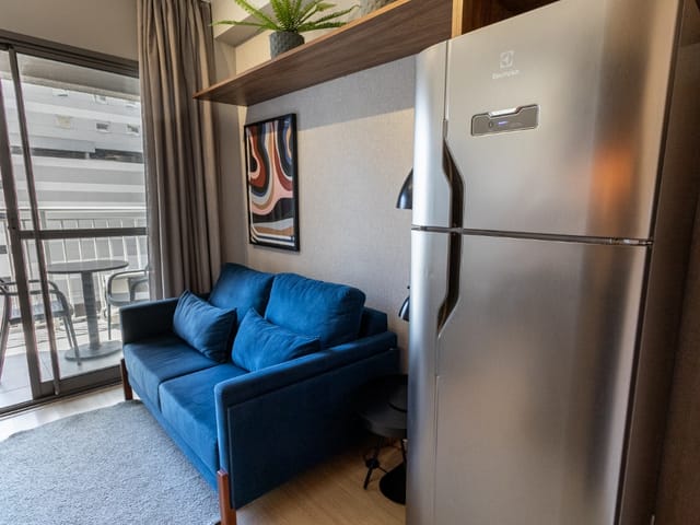 Foto do Apartamento - Apartamento à venda com 26m², 1 quarto, MOBILIADO na Vila Nova Conceição, São Paulo-SP | Paulista Imóveis