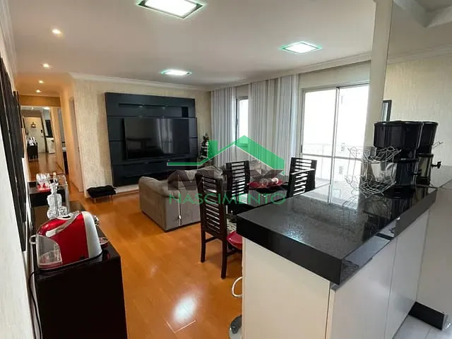 Apartamento com 77m² 2 quartos e 2 banheiros, à venda ou para alugar, no bairro Taboão em São Bernardo do Campo