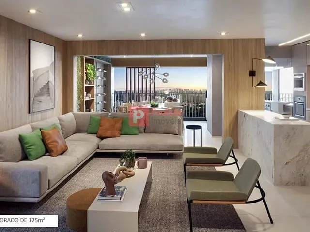 Apartamento com 150m² 3 quartos e 4 banheiros, à venda, no bairro Santo Amaro em São Paulo