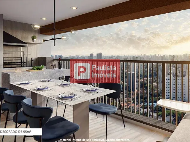 Apartamento com 150m² 3 quartos e 4 banheiros, à venda, no bairro Santo Amaro em São Paulo