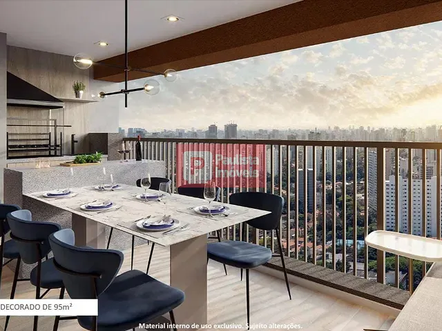 Apartamento com 150m² 3 quartos e 4 banheiros, à venda, no bairro Santo Amaro em São Paulo