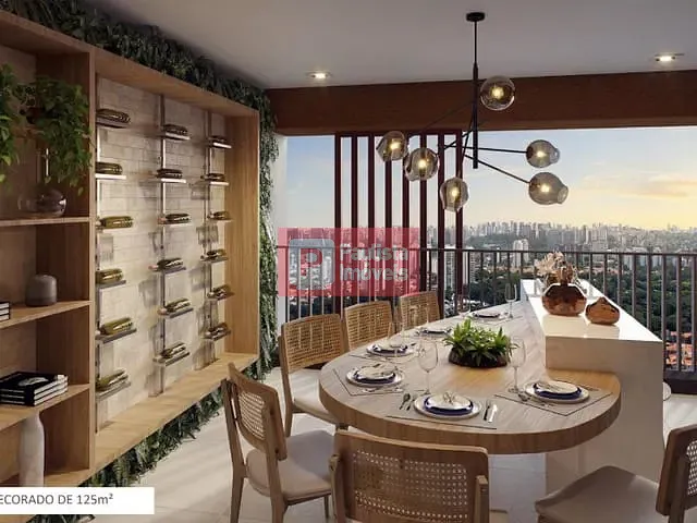 Apartamento com 150m² 3 quartos e 4 banheiros, à venda, no bairro Santo Amaro em São Paulo