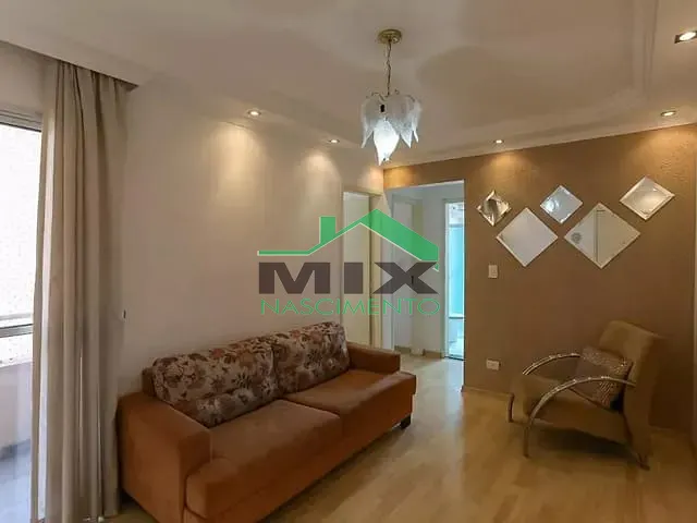 Apartamento com 50m² 2 quartos e 1 banheiro, para alugar, no bairro Taboão em São Bernardo do Campo