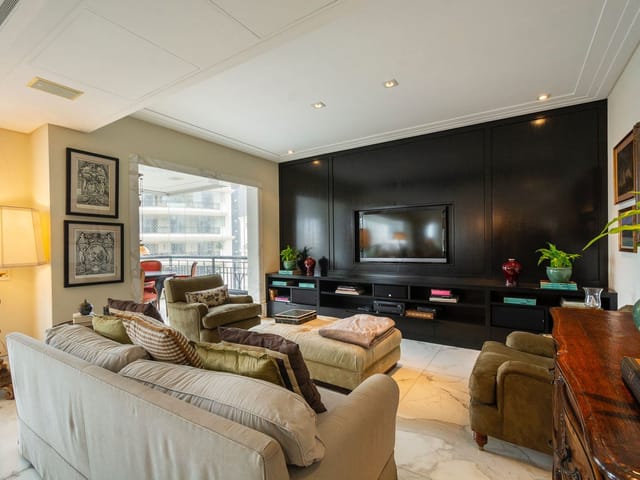 Apartamento com 333m² 3 quartos e 6 banheiros, à venda, no bairro Itaim Bibi em São Paulo