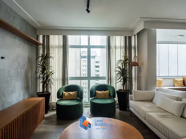 Apartamento com 131m² 2 quartos e 2 banheiros, à venda, no bairro Jardim Paulista em São Paulo