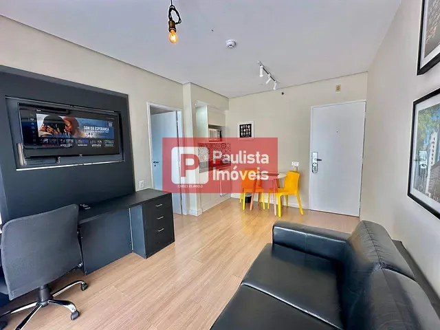 Apartamento 1 quarto e 1 banheiro, para alugar, no bairro Indianópolis em São Paulo