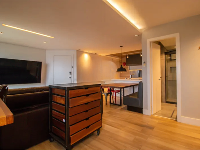 Foto do Apartamento - à venda,apto 3 dormitorios 1 suite 1 aberto living terraco coz 2 vagas metro/ alto da boa vista/Santo Amaro, São Paulo, SP | Paulista Imóveis