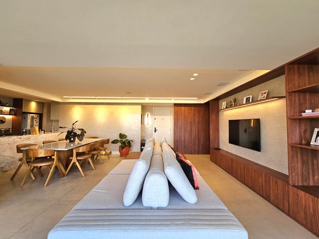 Foto do Apartamento - Apartamento à venda com 146m² MOBILIADO, Varanda Gourmet e Lazer Completo em Andar Alto no Brooklin Novo, São Paulo, SP | Paulista Imóveis