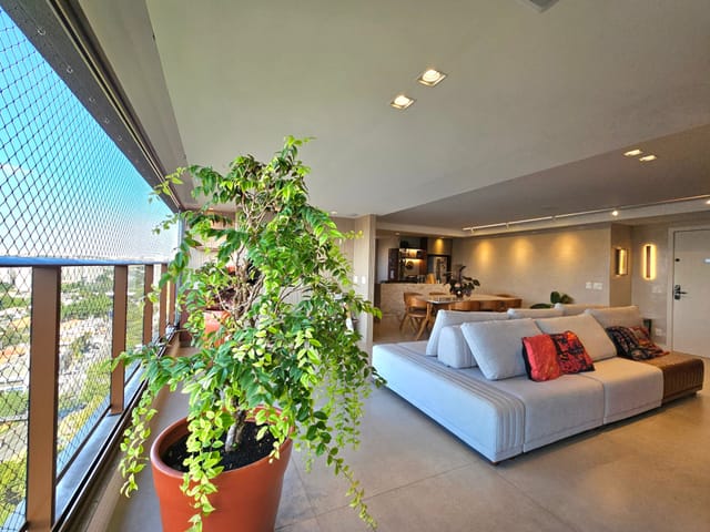 Foto do Apartamento - Apartamento à venda com 146m² MOBILIADO, Varanda Gourmet e Lazer Completo em Andar Alto no Brooklin Novo, São Paulo, SP | Paulista Imóveis