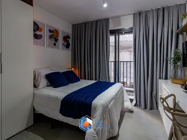 Apartamento com 23m² 1 quarto e 1 banheiro, à venda, no bairro Brooklin em São Paulo