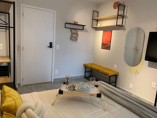 Foto do Apartamento - Studio com Estilo e Lazer Completo, Mobiliado, Pronto para Morar na Vila Mariana | Paulista Imóveis