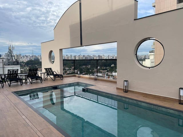 Foto do Apartamento - Apartamento para locação, 71m² com Terraço, 2 Vagas e Lazer no Rooftop, Moderno com Suíte e Vista Panorâmica | Paulista Imóveis