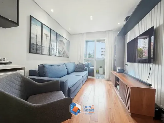 Apartamento com 80m² 3 quartos e 2 banheiros, à venda, no bairro Moema em São Paulo