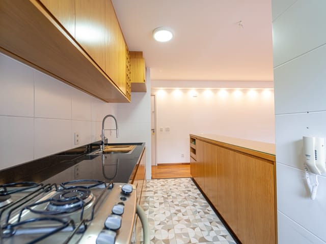 Foto do Apartamento - Arquitetura + Estilo: Apartamento de 61m² no Jardim Prudência + 2 Quartos com Projeto Exclusivo e Piscina | Paulista Imóveis