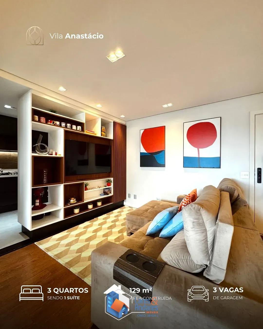 Apartamento, 3 quartos, 129 m² - Foto 3