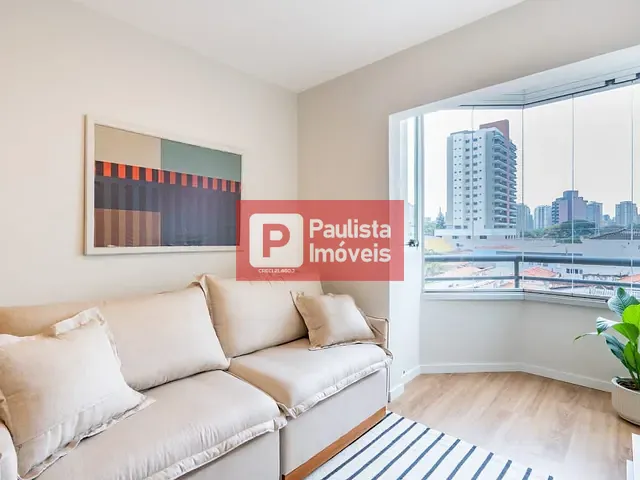 Apartamento com 60m² 1 quarto e 1 banheiro, à venda, no bairro Brooklin Novo em São Paulo
