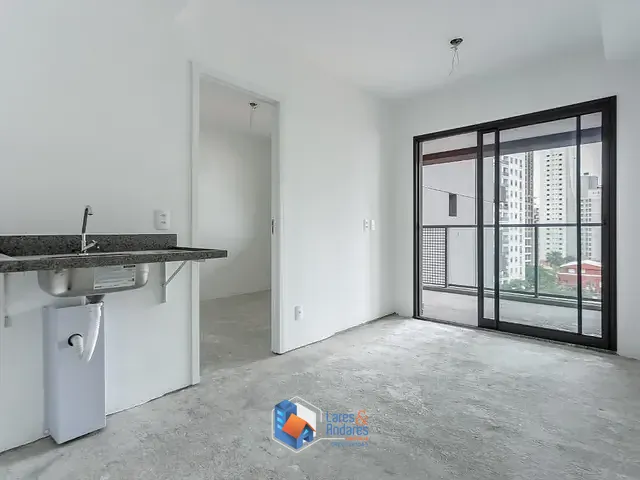 Apartamento com 35m² 1 quarto e 1 banheiro, à venda, no bairro Brooklin em São Paulo