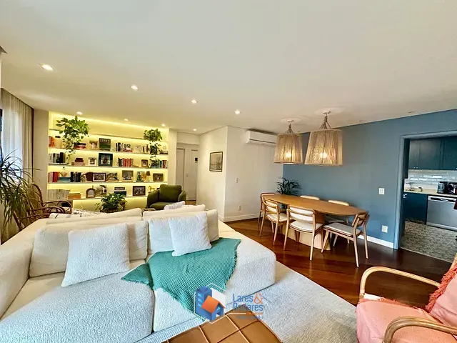 Apartamento com 120m² 3 quartos e 3 banheiros, à venda, no bairro Santo Amaro em São Paulo