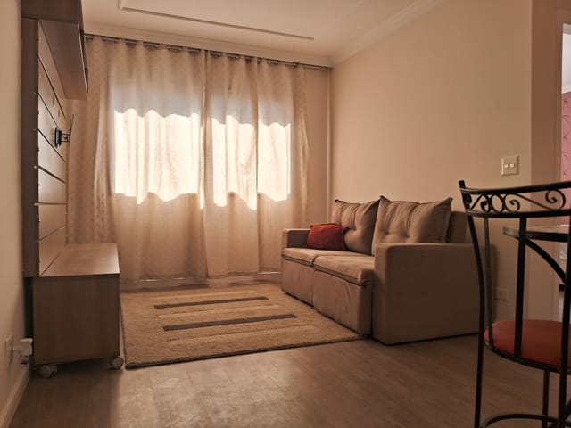 Foto do Apartamento - Apartamento para locação, 45 m², 1 quarto, sala, cozinha, banheiro, área de serviço, 1 vaga, Campo Belo, São Paulo, SP | Paulista Imóveis
