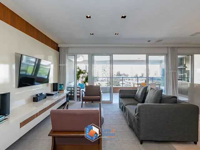 Apartamento com 138m² 2 quartos e 3 banheiros, à venda, no bairro Brooklin em São Paulo