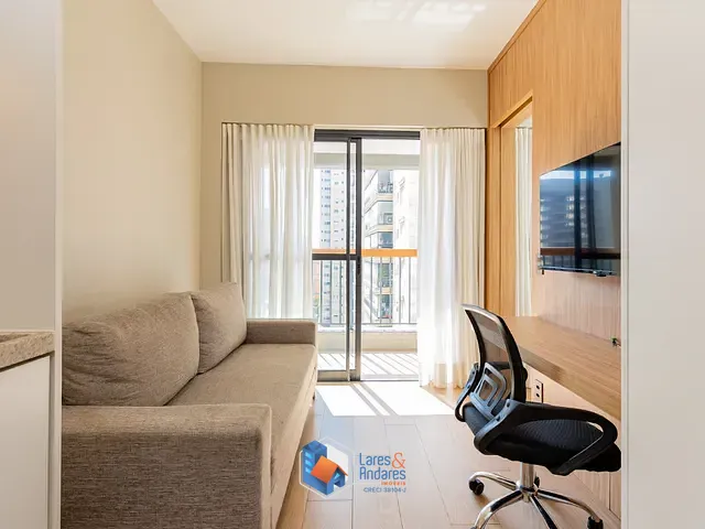 Apartamento com 28m² 1 quarto e 1 banheiro, à venda, no bairro Brooklin em São Paulo