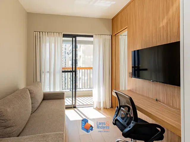 Apartamento com 28m² 1 quarto e 1 banheiro, à venda, no bairro Brooklin em São Paulo