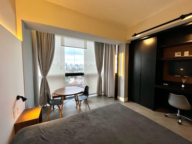 Foto do Apartamento - Studio Moderno no VN Alvorada – Vila Olímpia - 26m² Inteligentes p/ Morar ou Investir | Paulista Imóveis
