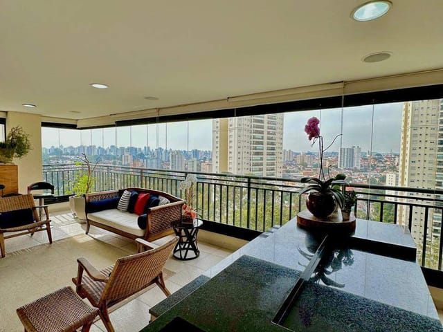 Foto do Apartamento - Apartamento à venda  193 m²  área útil, 4 dormitórios, 2 suites , 3 vagas  condomínio clube Dominnio Marajoara , São Paulo, SP | Paulista Imóveis