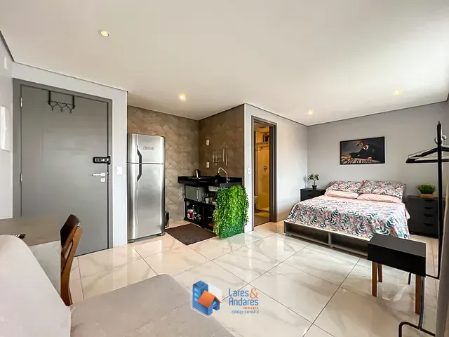 Apartamento com 28m² 1 quarto e 1 banheiro, à venda, no bairro Vila Madalena em São Paulo