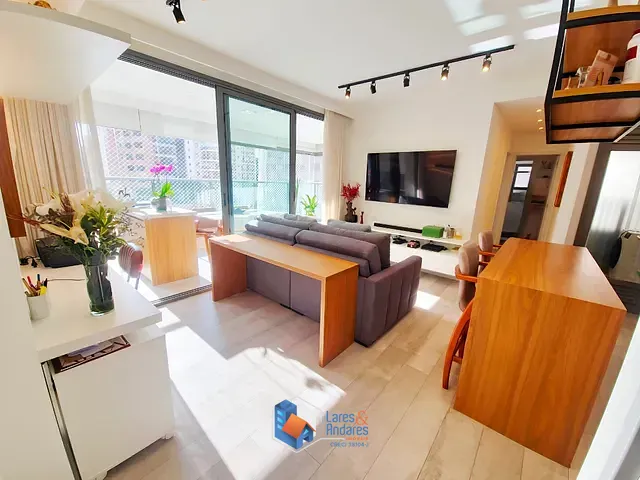 Apartamento com 74m² 2 quartos e 3 banheiros, à venda, no bairro Moema em São Paulo