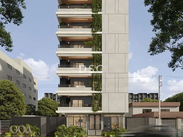 Apartamento 3 quartos e 3 banheiros, à venda, no bairro Água Verde em Curitiba