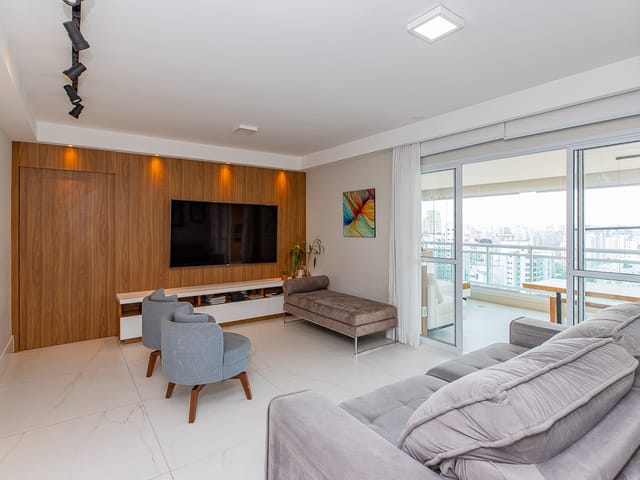 Foto do Apartamento - Alto padrão em Campo Belo – 151m² e 3 vagas - Apartamento sofisticado no Quartier Campo Belo | Paulista Imóveis