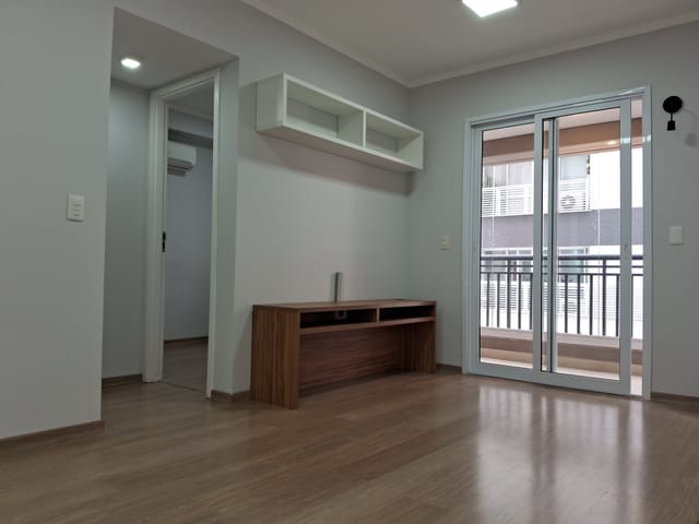 Foto do Apartamento - Apartamento para locação, 1 quarto, banheiro, cozinha, sala, sacada, área de serviço, Campo Belo, São Paulo, SP | Paulista Imóveis