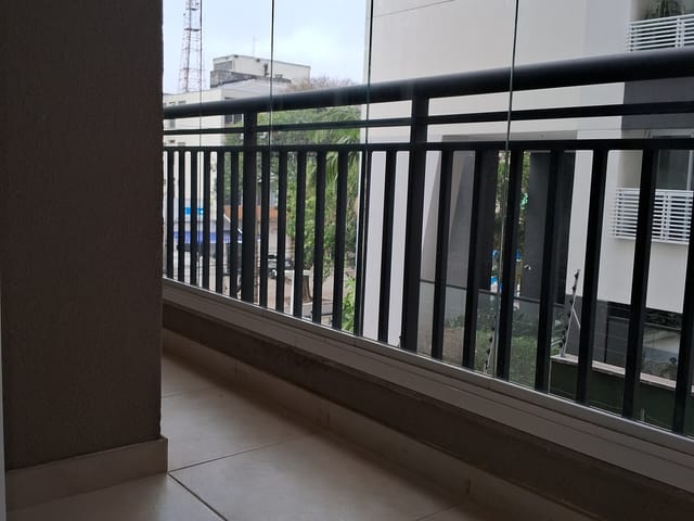 Foto do Apartamento - Apartamento para locação, 1 quarto, banheiro, cozinha, sala, sacada, área de serviço, Campo Belo, São Paulo, SP | Paulista Imóveis