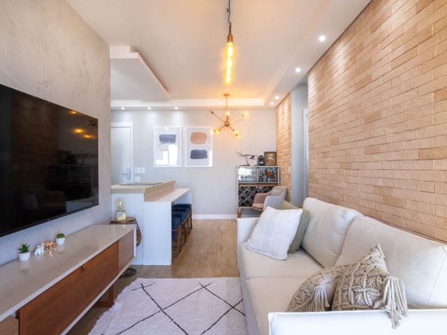 Foto do Apartamento - Apartamento moderno com lazer completo e pôr do sol único - Vila Mascote: 67m² com varanda gourmet e vista 180° | Paulista Imóveis
