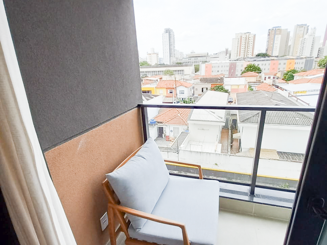 Foto do Apartamento - Apartamento moderno mobiliado para locação, 40m área útil, 1 suite, 1 vaga - Cond 730 Padre Carvalho Pinheiros, São Paulo, SP | Paulista Imóveis