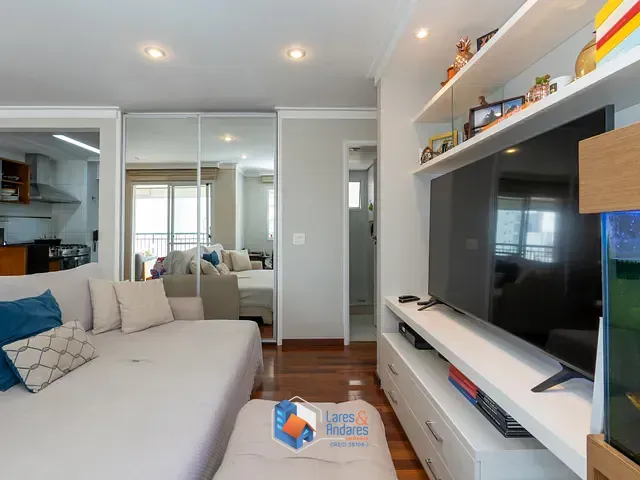 Apartamento com 94m² 2 quartos e 2 banheiros, à venda, no bairro Brooklin em São Paulo