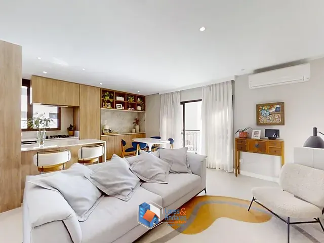 Apartamento com 94m² 2 quartos e 3 banheiros, à venda, no bairro Moema em São Paulo