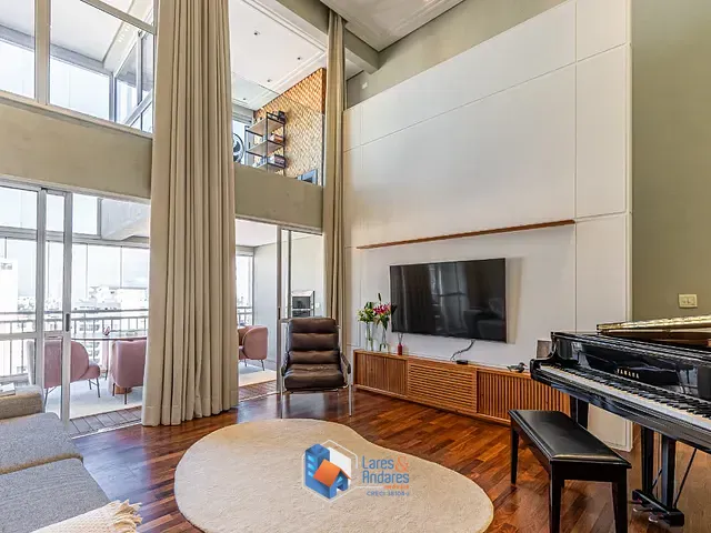 Apartamento com 200m² 2 quartos e 4 banheiros, à venda, no bairro Jardins em São Paulo