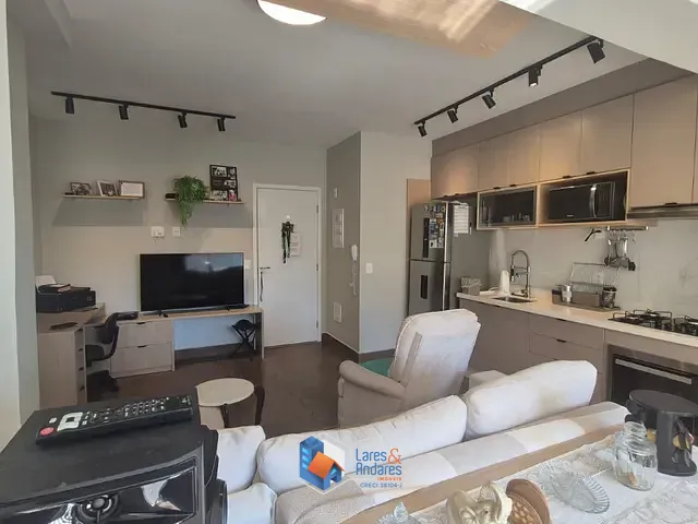 Apartamento com 59m² 2 quartos e 2 banheiros, à venda, no bairro Brooklin Paulista em São Paulo