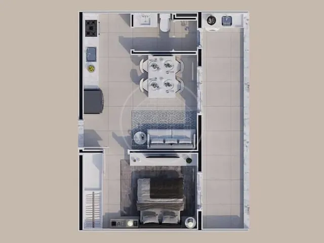 Apartamento 2 quartos e 1 banheiro, à venda, no bairro Jardim Miriam em São Paulo