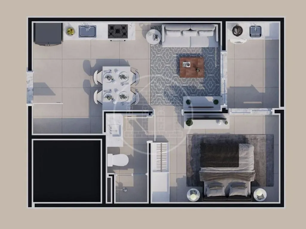 Apartamento, 2 quartos, 60 m² - Foto 7