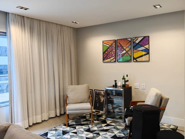 Foto do Apartamento - Lindo apto Mobiliado, no Max Haus, 01 Dormitório com 01 Suíte, facil conversão de 01 para 02 dormitórios, 02 Banheiros, 02 vaga | Paulista Imóveis