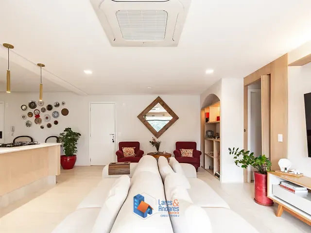 Apartamento com 130m² 2 quartos e 3 banheiros, à venda, no bairro Brooklin em São Paulo