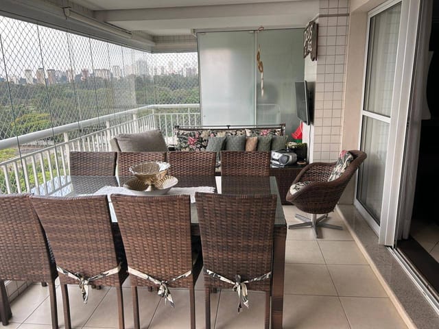 Foto do Apartamento - Apartamento à venda,3 suites 2 salas terraco gourmet cond. club  santo amaro/Jurubatuba, São Paulo, SP | Paulista Imóveis