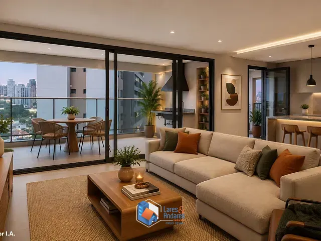 Apartamento com 114m² 3 quartos e 4 banheiros, à venda, no bairro Chácara Klabin em São Paulo