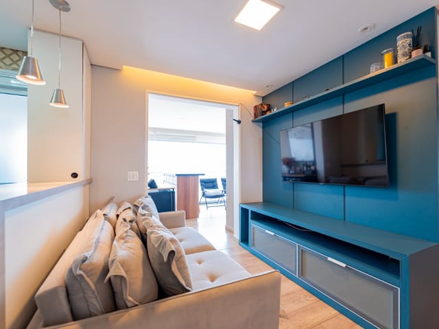 Foto do Apartamento - Apartamento à venda vom 85m², 2 Vagas - Varanda Gourmet e Lazer Completo - Santo Amaro, São Paulo, SP | Paulista Imóveis