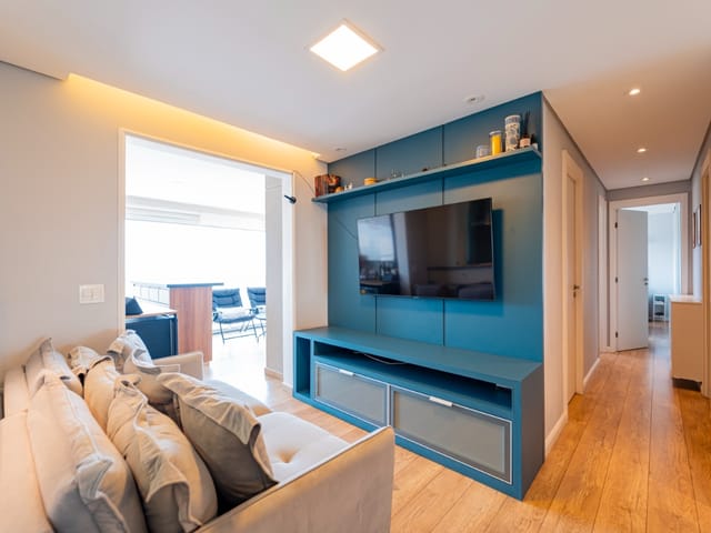 Foto do Apartamento - Apartamento à venda vom 85m², 2 Vagas - Varanda Gourmet e Lazer Completo - Santo Amaro, São Paulo, SP | Paulista Imóveis