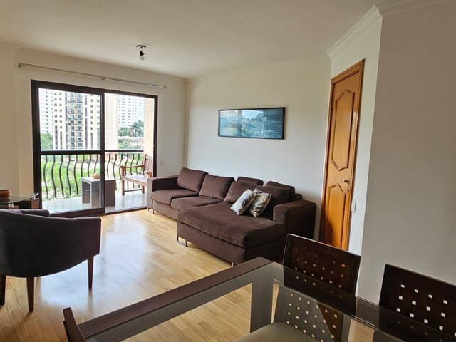 Foto do Apartamento - Apto 3  dormitorios 1 suite living terraco coz 2 vagas Mobiliado para Locação | Condomínio Clube – Chácara Alto da Boa Vista | Paulista Imóveis