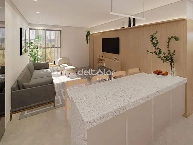 Apartamento com 94m² 3 quartos e 2 banheiros, à venda, no bairro Itapoã em Belo Horizonte